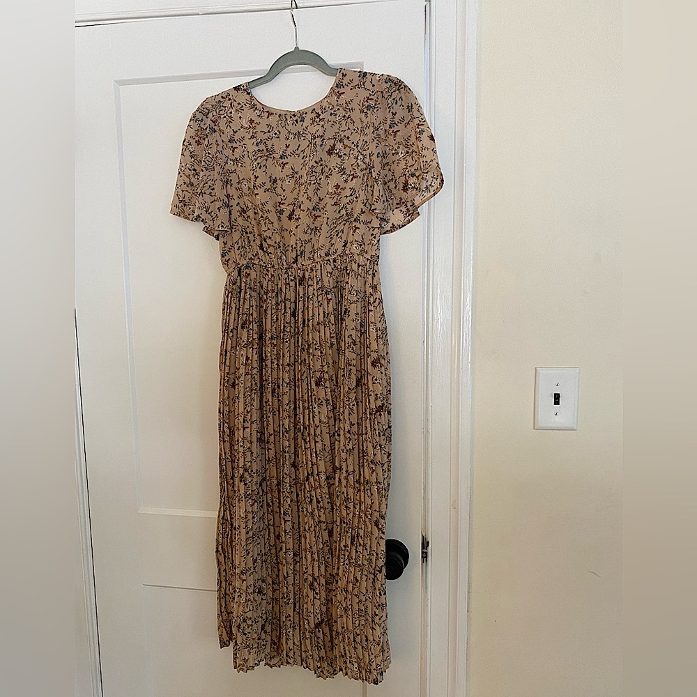 Hayden pleated shirt dress, perfect for work or wedding